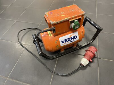 HF omvormer 400V - 1,5 kVA + HF Trilnaald 5 meter/Ø 36mm